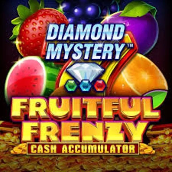 Official Slots logo: Diamond Mystery Fruitful Frenzy Cash Accumulator by Greentube at Spinbara Casino