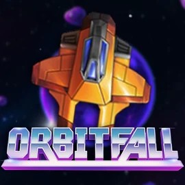 Orbitfall logo by ELK Studios at Spinbara CasinoOrbitfall