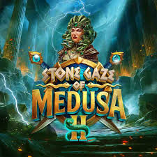 Stone Gaze of Medusa 2 slot logo by Stakelogic at Spinbara Casino