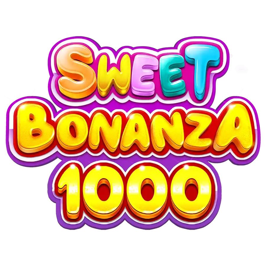 Sweet Bonanza 1000 online game logo by Pragmatic Play on spinbaraa.it
